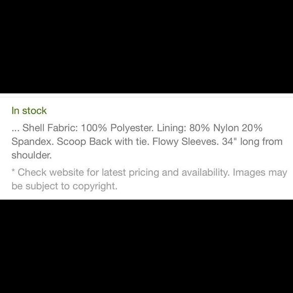 - DOLCE VITA KOSMO GOLD CROCHET DRESS WITH BELL SLEEVES NWOT 249.00 - Picture 6 of 6